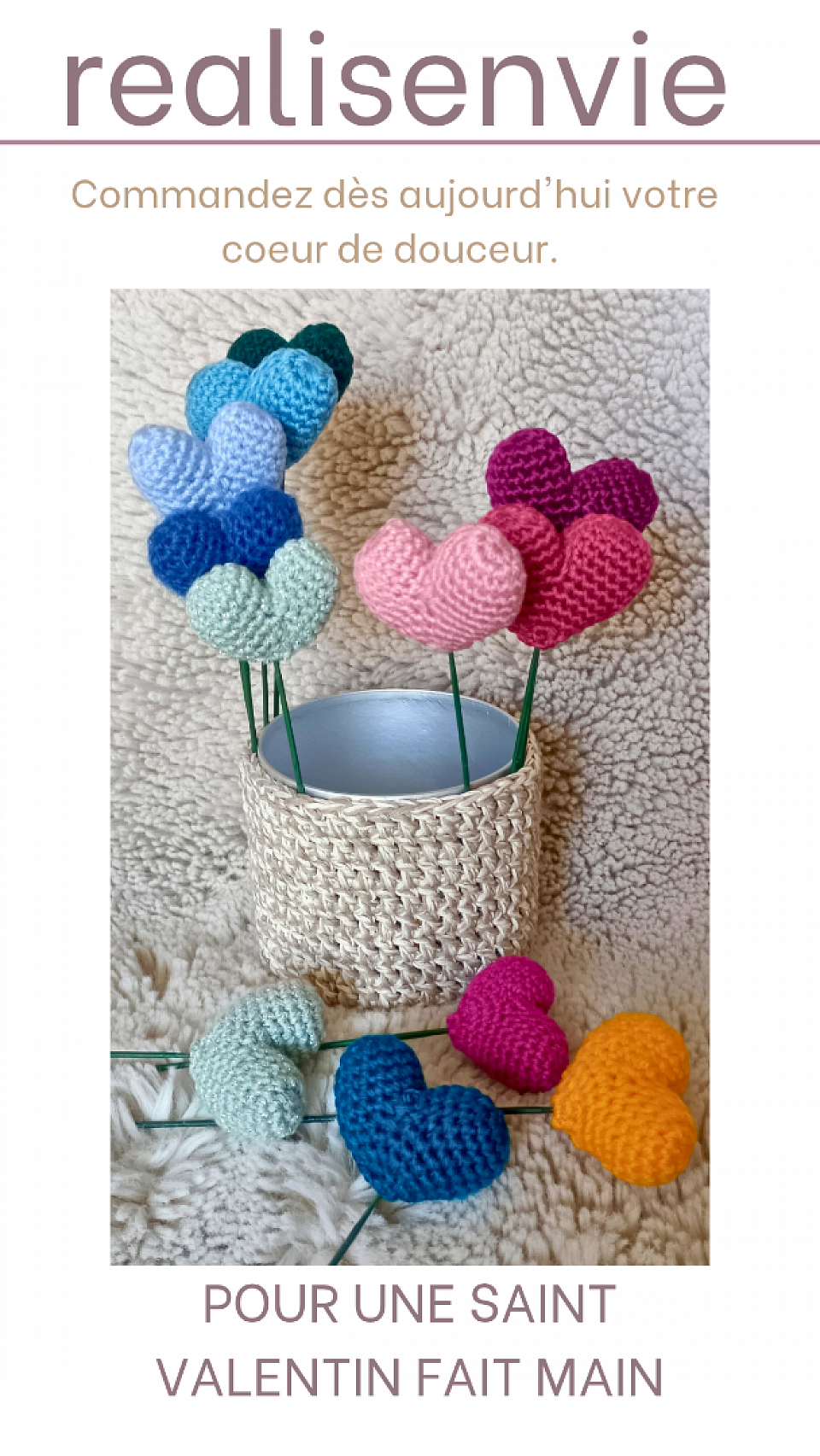 Cœur au crochet DIY