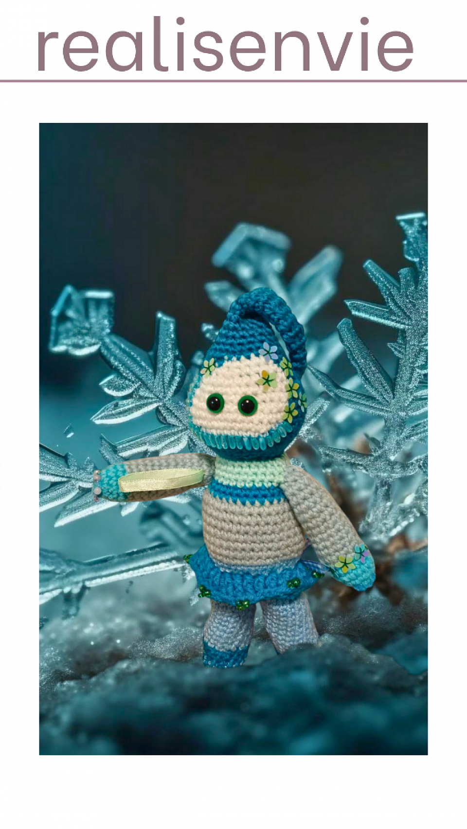 Lutin des neiges au Audrey Gaugenot realisenvie