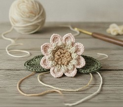 Fleur au crochet