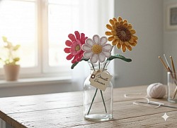 Fleurs au crochet